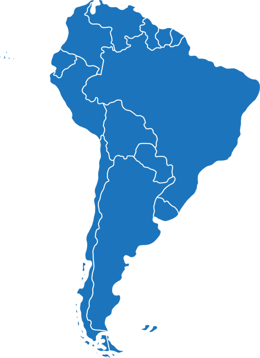 South America (15+ areas)